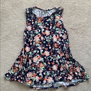 Love fire Floral top